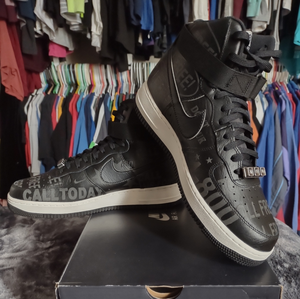 Nike Air Force 1 High '07 Premium "1-800 Toll Free Pack" (Men's 11.5)